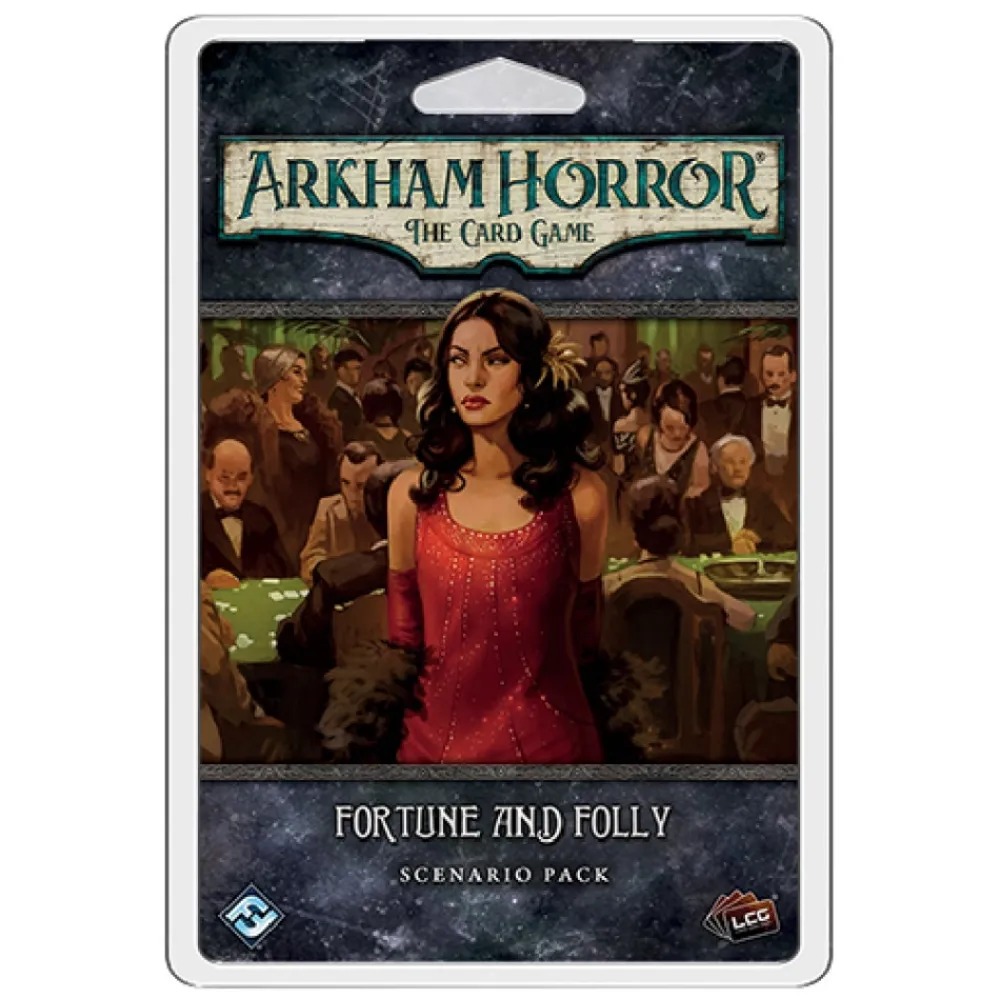 New Fantasy Flight Games Arkham Horror: Tcg - Fortune And Folly Scenario Pack (Exp.)