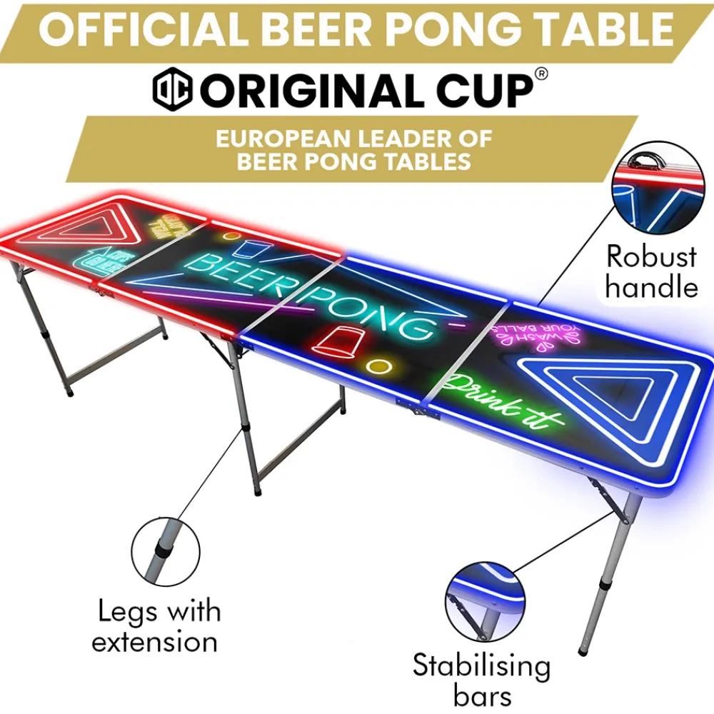 Original Cup Beer Pong Bord Led| Festspel