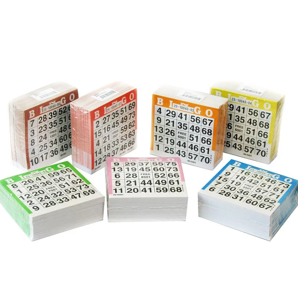 Longfield Games Bingobricka Singel 10500-Pack| Klassiska