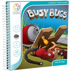 SmartGames Busy Bugs Magnetiskt Resespel| Knep & Knåp