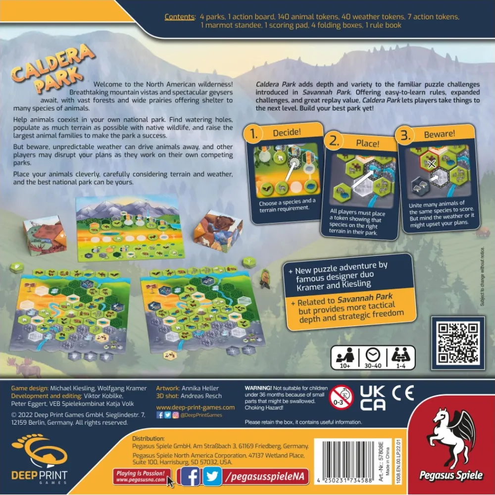 Pegasus Spiele Caldera Park| Familjespel