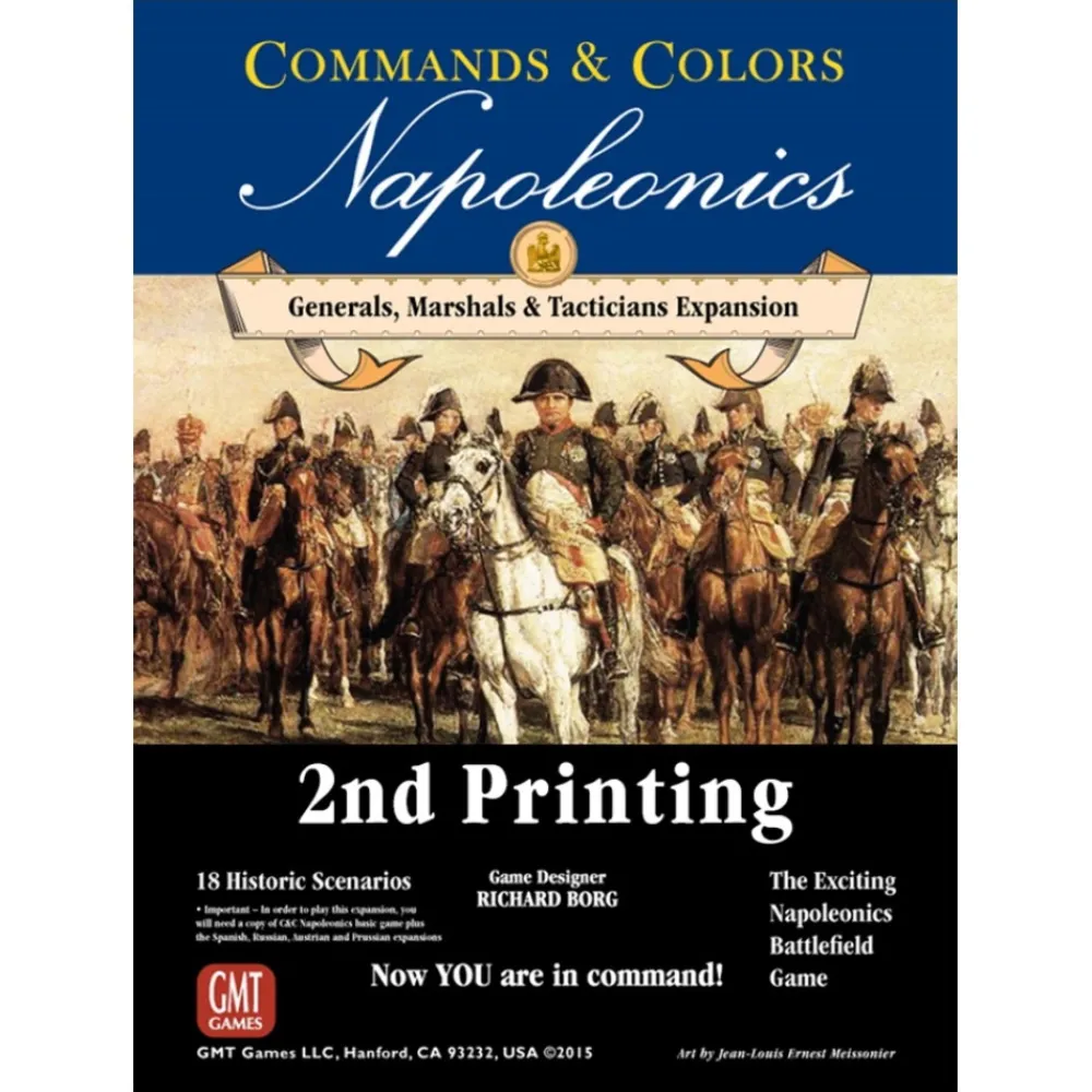 Hot GMT Games Commands & Colors: Napoleonics - Generals, Marshals & Tacticians (Exp.)