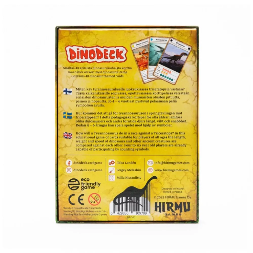 Hirmu Games Dinodeck| Kortspel