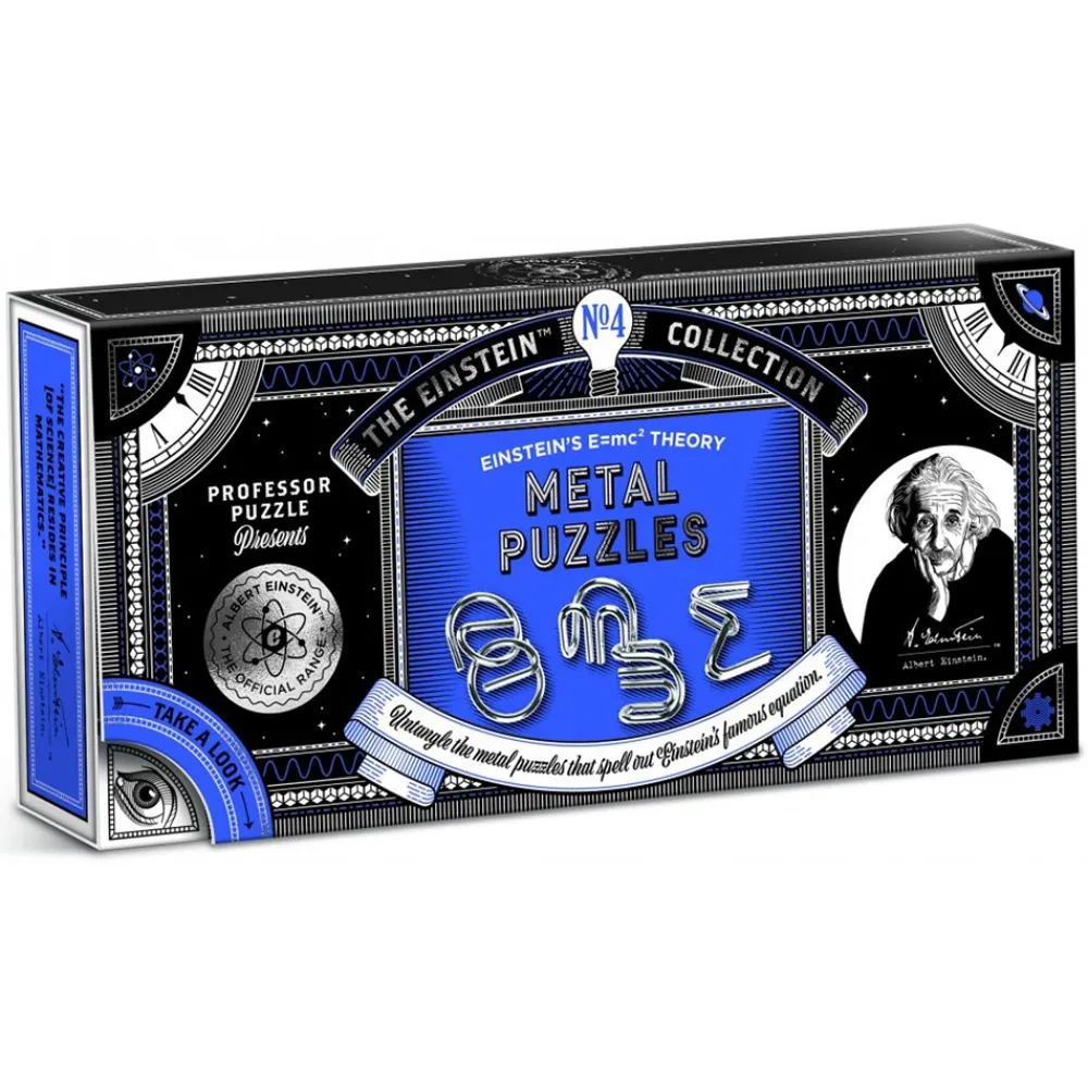 Professor Puzzle Einstein E=Mc2 Metal Puzzle| Knep & Knåp