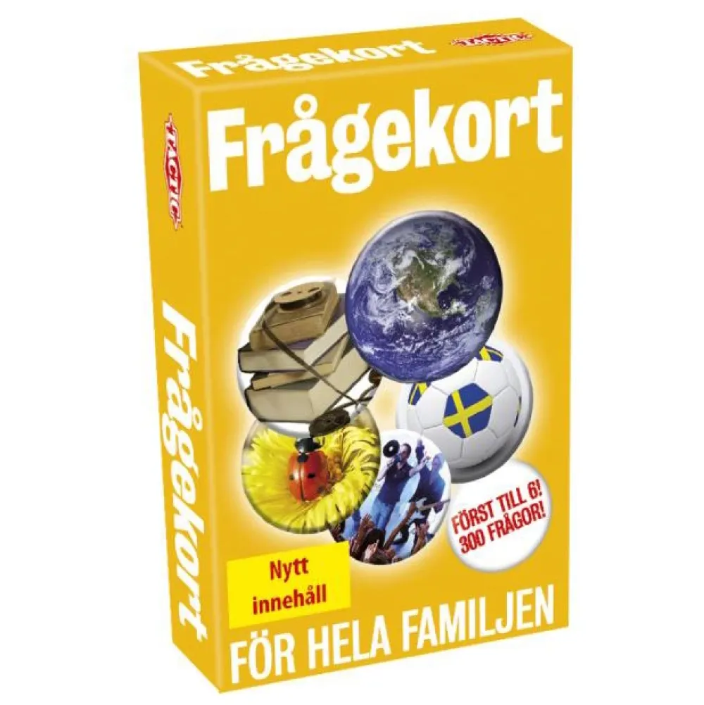 Tactic Fragekort: For Hela Familjen| Kortspel