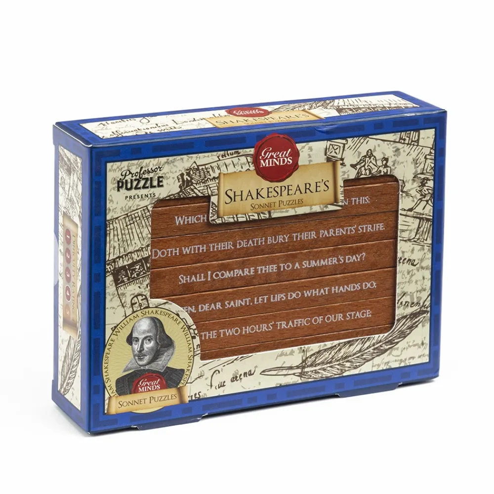 Professor Puzzle Great Minds: Shakespeare''S Sonnet Puzzle| Knep & Knåp