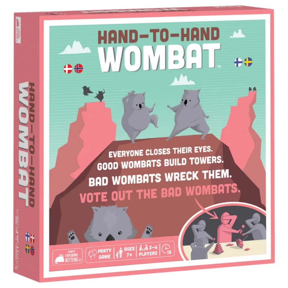 Exploding Kittens Hand-To-Hand Wombat (Swe)| Festspel