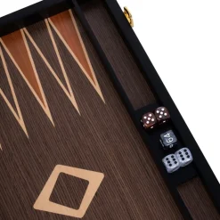 Clearance Longfield Games Longfield Backgammon Large Walnut