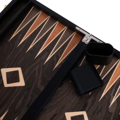 Best Longfield Games Longfield Backgammon Medium Brown Ebony