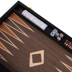 Cheap Longfield Games Longfield Backgammon Medium Walnut