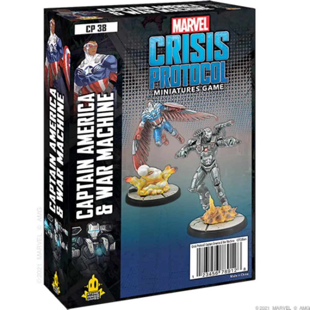 Discount Atomic Mass Games Marvel: Crisis Protocol - Captain America And War Machine (Exp.)