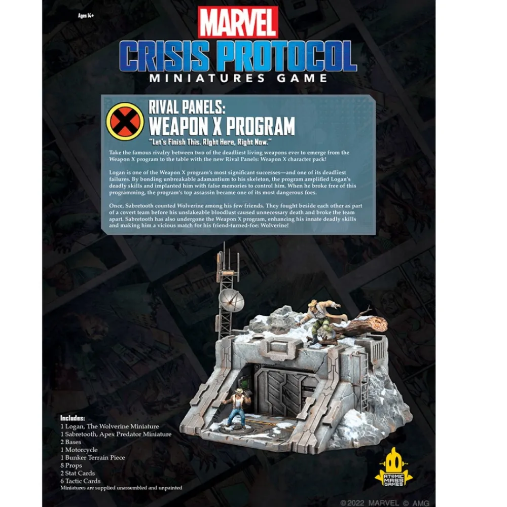 Outlet Atomic Mass Games Marvel: Crisis Protocol - Weapon X Program (Exp.)