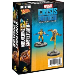 Outlet Atomic Mass Games Marvel: Crisis Protocol - Wolverine And Sabertooth (Exp.)
