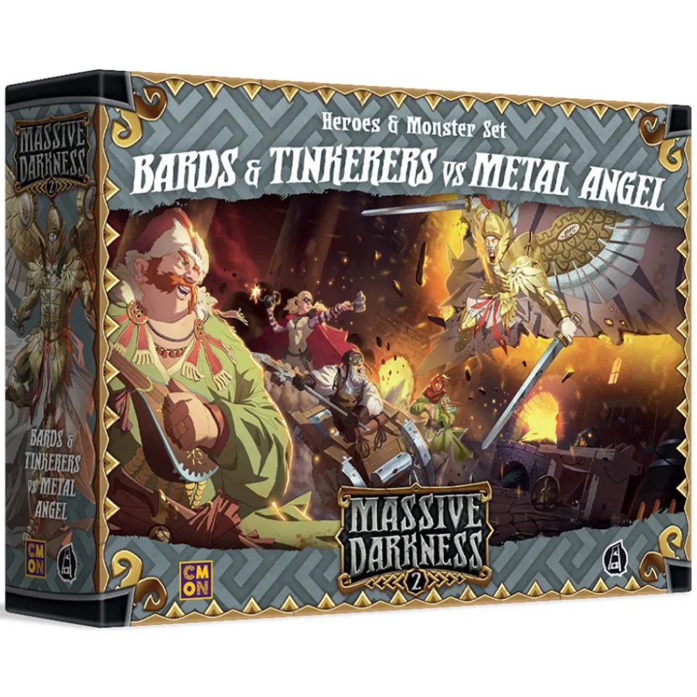 Cheap Cool Mini or Not Massive Darkness 2: Bards & Tinkerers Vs Metal Angel (Exp.)