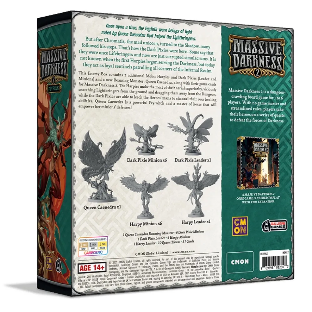 Store Cool Mini or Not Massive Darkness 2: Feyfolk (Exp.)