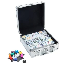 Longfield Games Mexican Train Aluminiumvaska| Familjespel