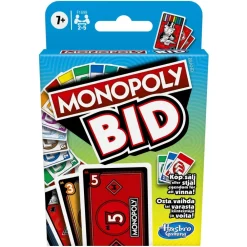 Hasbro Monopoly Bid (Swe)| Kortspel