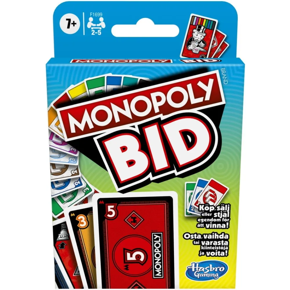 Hasbro Monopoly Bid (Swe)| Kortspel