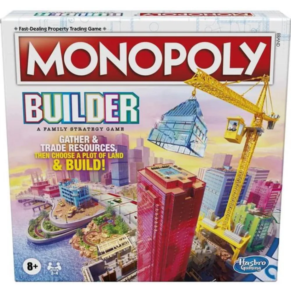 Hasbro Monopoly Builder (Swe)| Familjespel