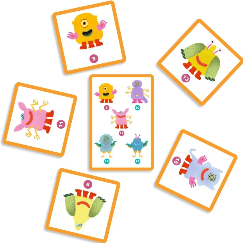 Djeco Monstre Toi (Swe)| Kortspel