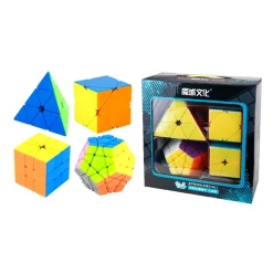 MoYu Meilong Twist Stickerless - 4 Cube Box Set| Knep & Knåp