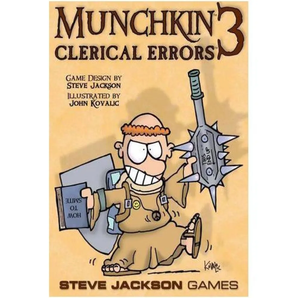 Discount Steve Jackson Games Munchkin 3 - Clerical Errors (Exp.)