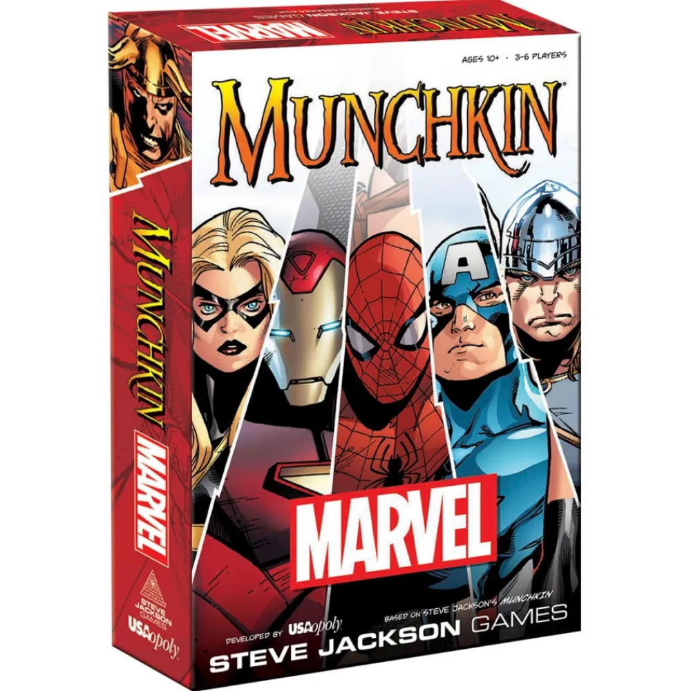 Steve Jackson Games Munchkin Marvel| Kortspel