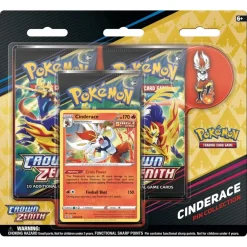 Pokémon Pokemon Tcg: Crown Zenith - Cinderace Pin Collection| Kortspel