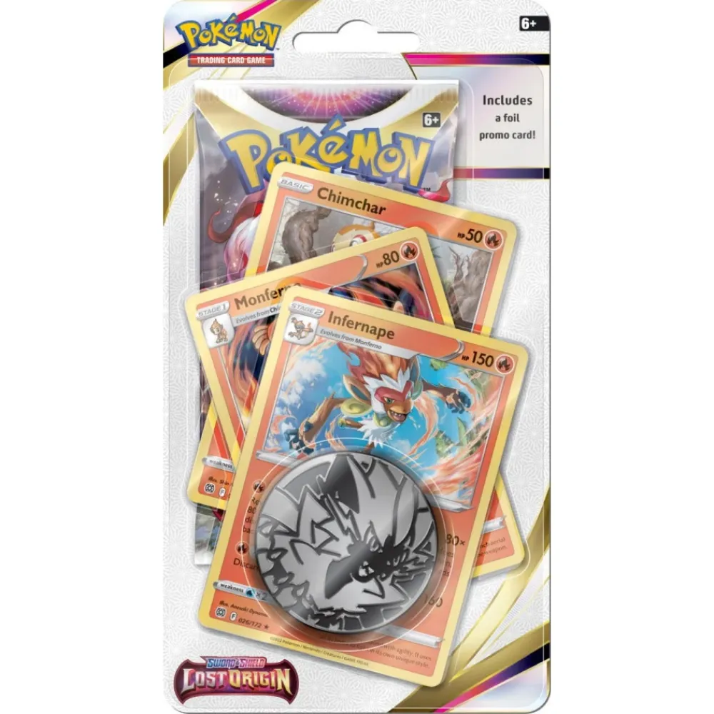 Pokémon Pokemon Tcg: Lost Origin Premium Checklane - Infernape| Kortspel