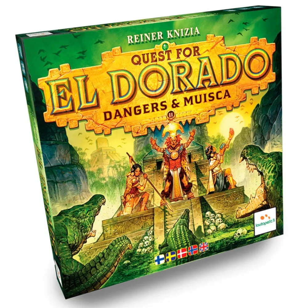 Fashion Lautapelit Quest For El Dorado: Dangers & Muisca (Exp.) (Swe)