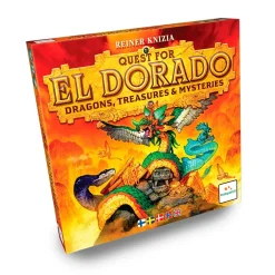 Cheap Lautapelit Quest For El Dorado: Dragons, Treasures & Mysteries (Exp.) (Swe)