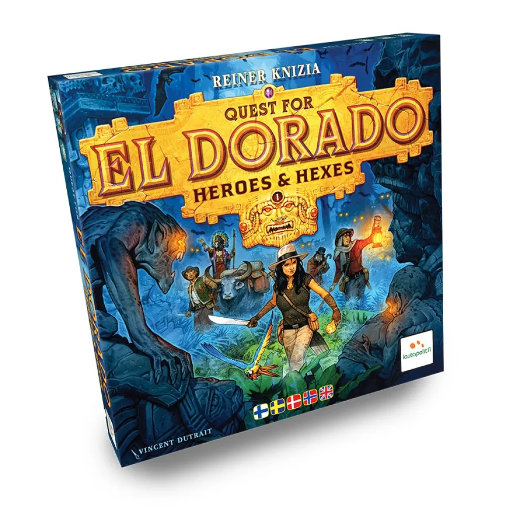 Hot Lautapelit Quest For El Dorado: Heroes & Hexes (Exp.) (Swe)