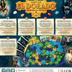 Hot Lautapelit Quest For El Dorado: Heroes & Hexes (Exp.) (Swe)