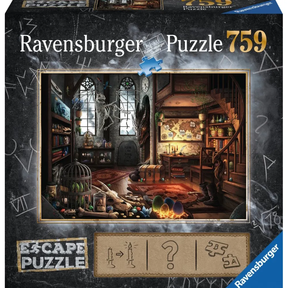 Ravensburger Pussel - Escape 5 Dragon Laboratory 759 Bitar| Knep & Knåp