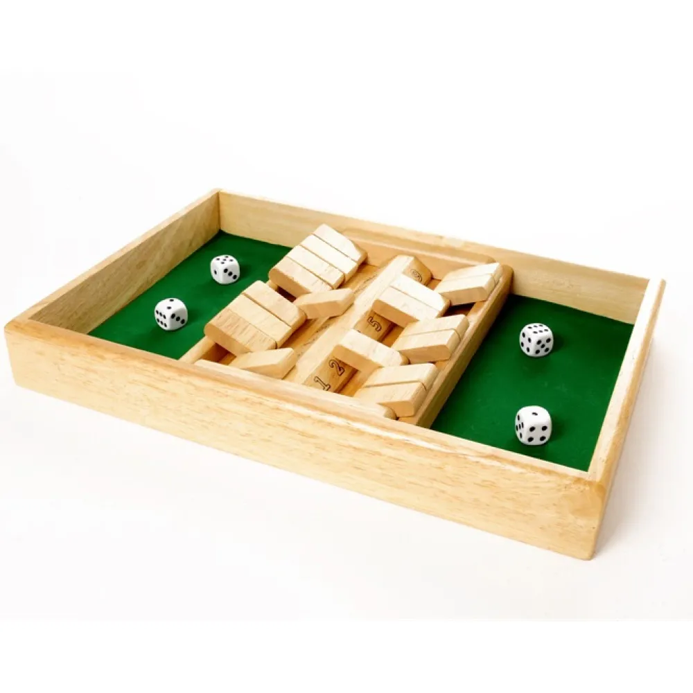 Longfield Games Shut The Box 9Er Double| Klassiska