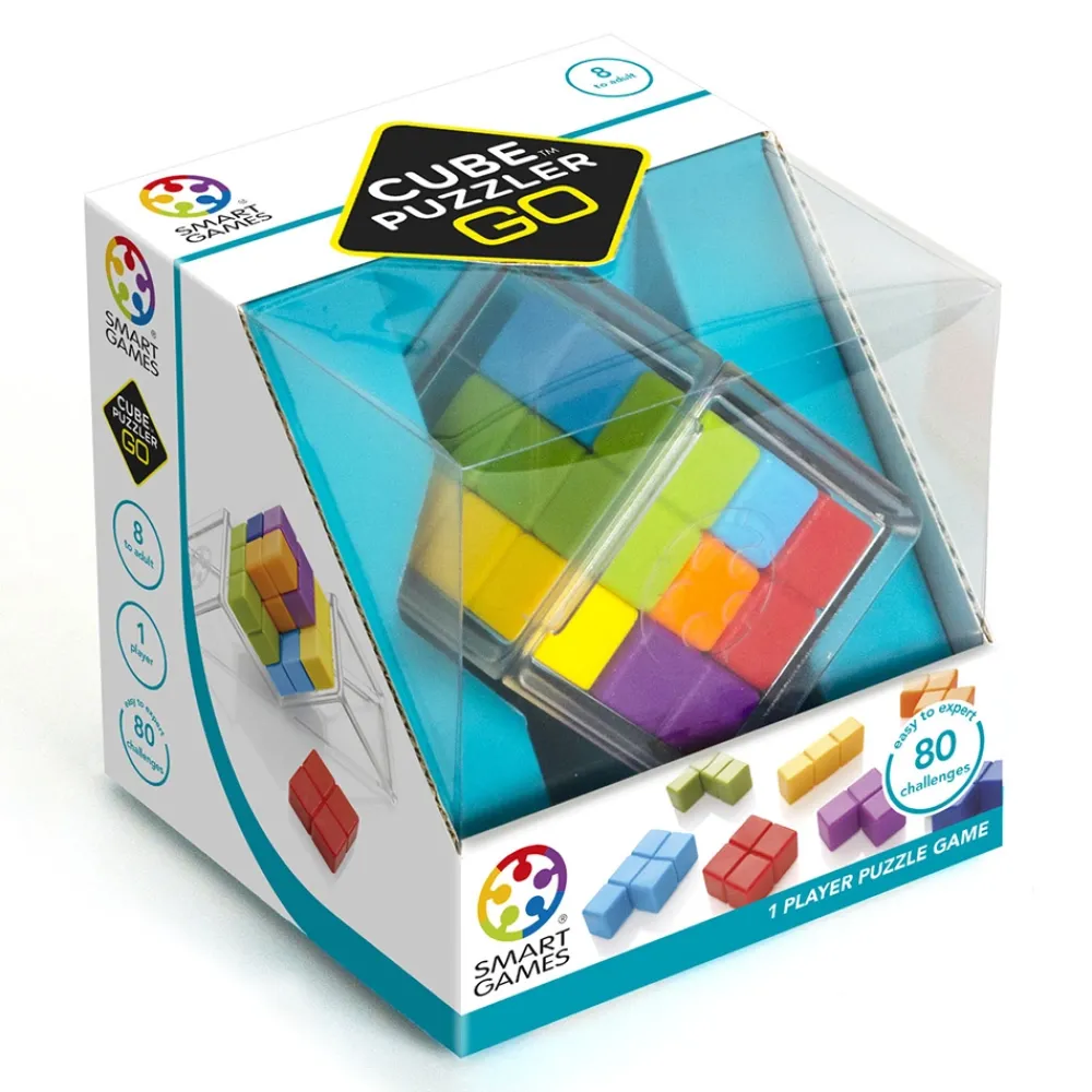 SmartGames Cube Puzzler Go| Knep & Knåp