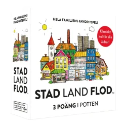 Kylskåpspoesi Stad Land Flod - Kortspelet| Familjespel