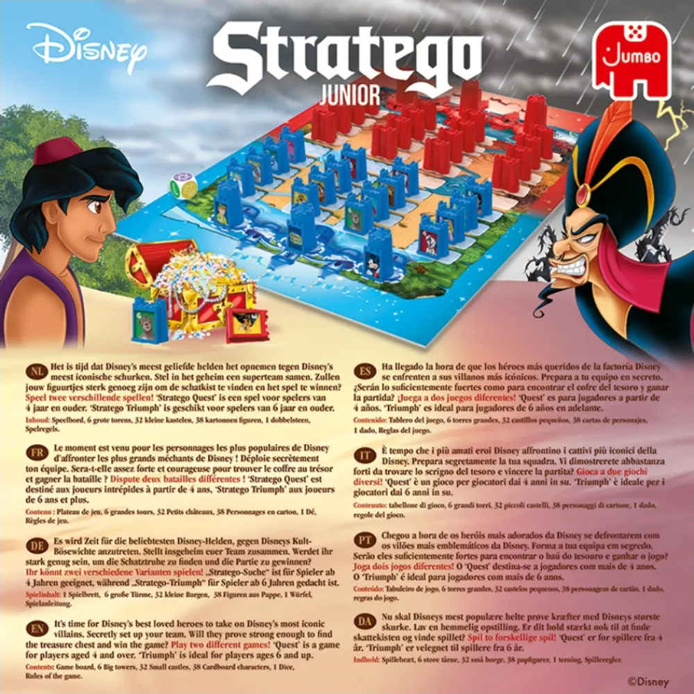 Jumbo Stratego Junior Disney (Eng)| Familjespel