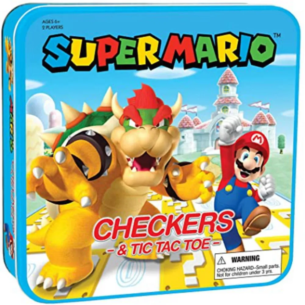 Usaopoly Super Mario Damspel - Bowser| Klassiska