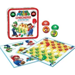 Usaopoly Super Mario Damspel - Collector''S Game Set| Klassiska