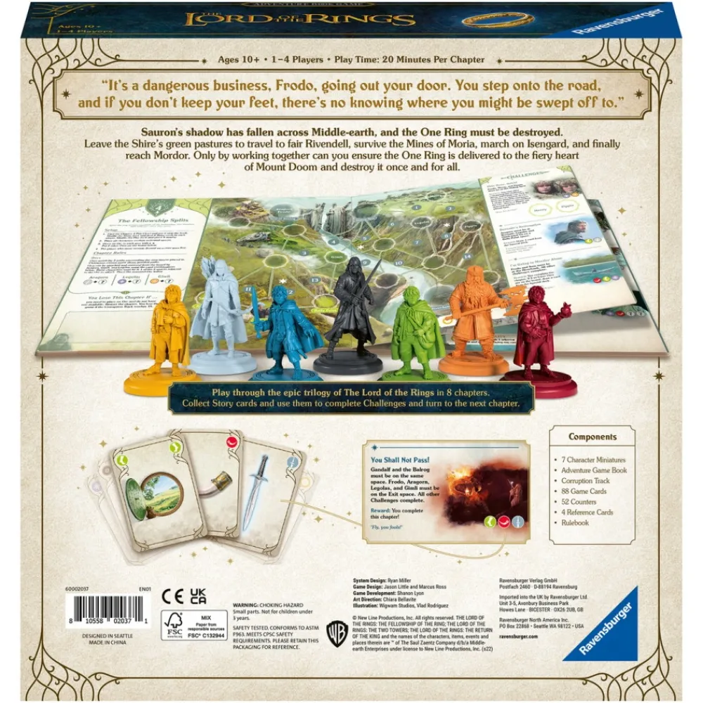 Shop Ravensburger The Lord Of The Rings: Adventure Book Game