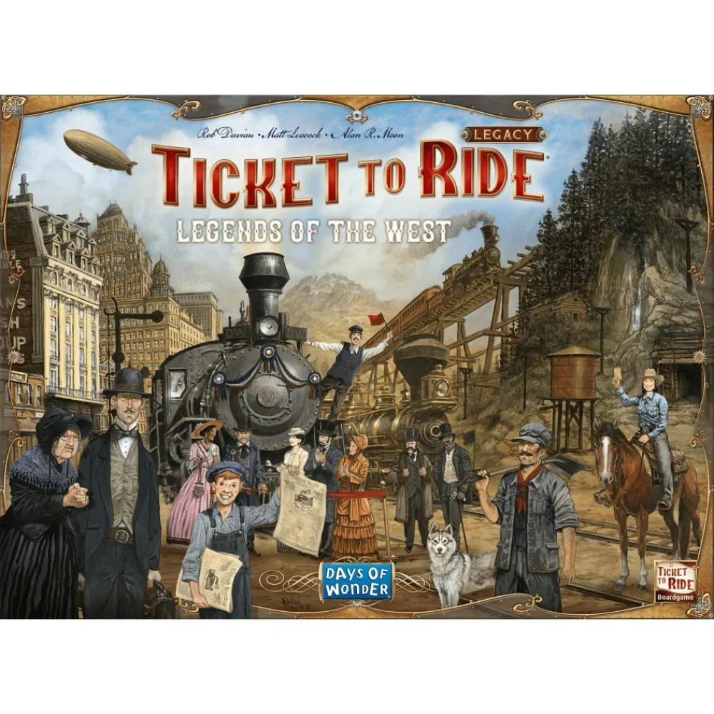 Days of Wonder Ticket To Ride Legacy: Legends Of The West| Familjespel