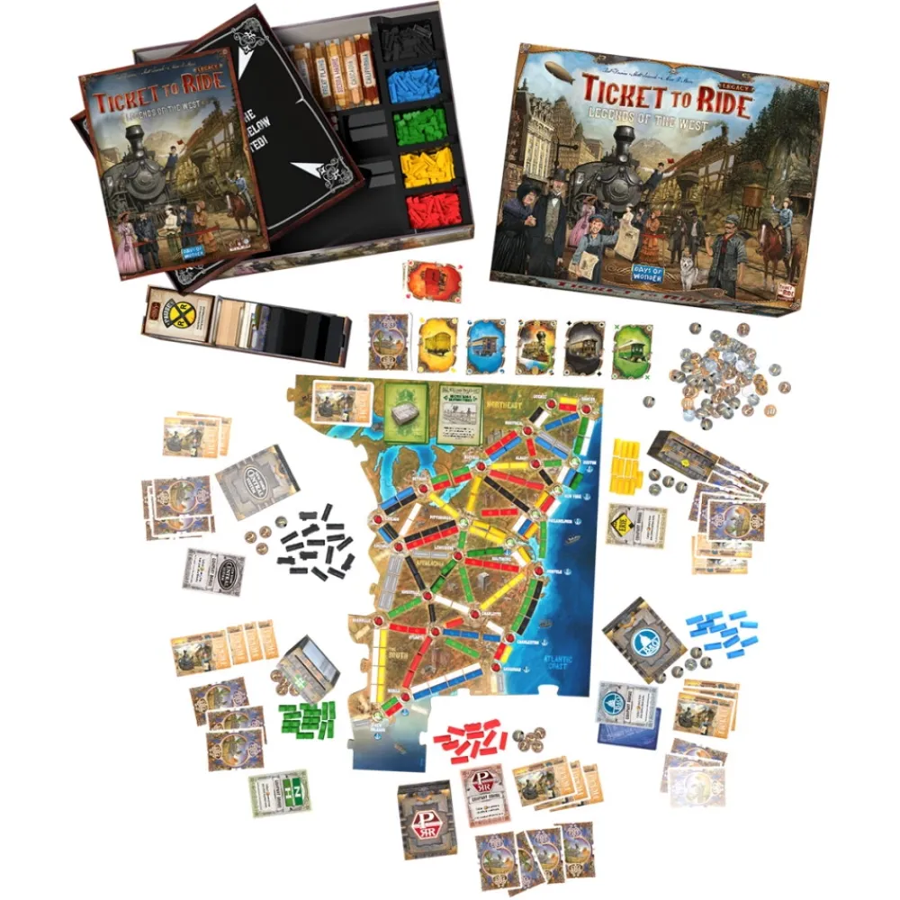 Days of Wonder Ticket To Ride Legacy: Legends Of The West| Familjespel