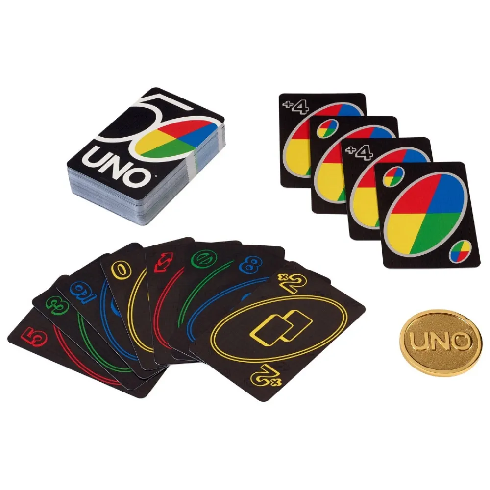 Mattel Uno Premium 50-Ars Jubileumsutgava| Kortspel