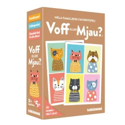 Kylskåpspoesi Voff Eller Mjau?| Familjespel