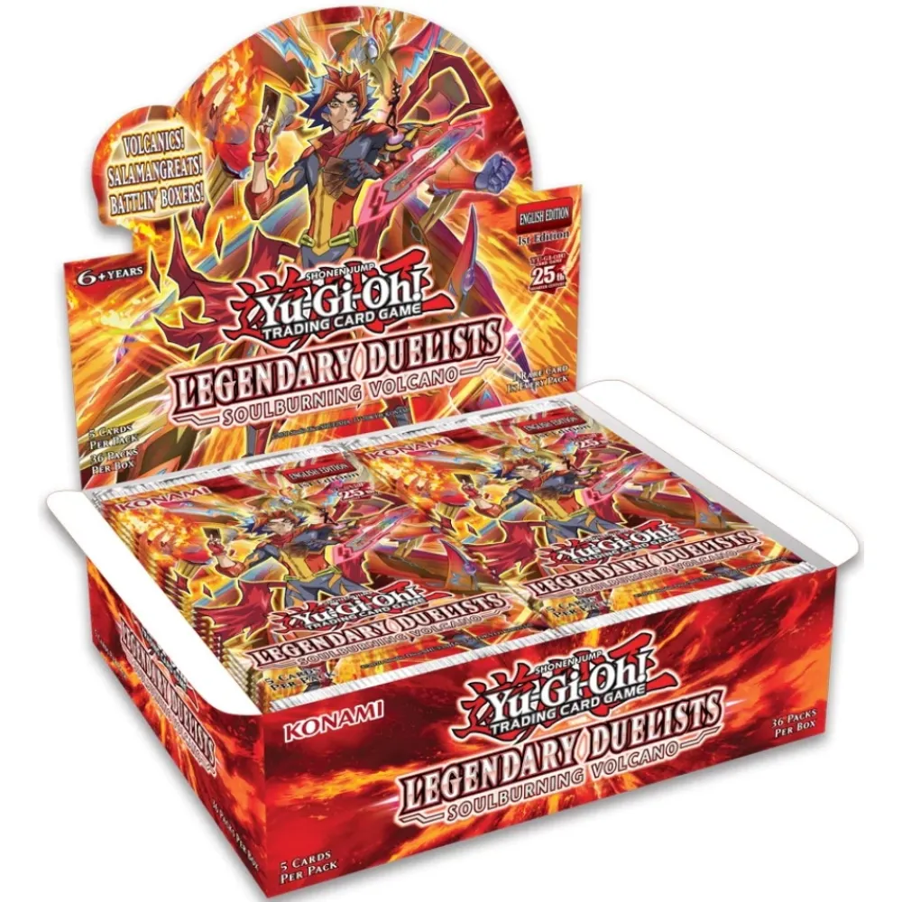 Yu-Gi-Oh ! Tcg: Legendary Duelists - Soulburning Volcano Booster Display| Kortspel
